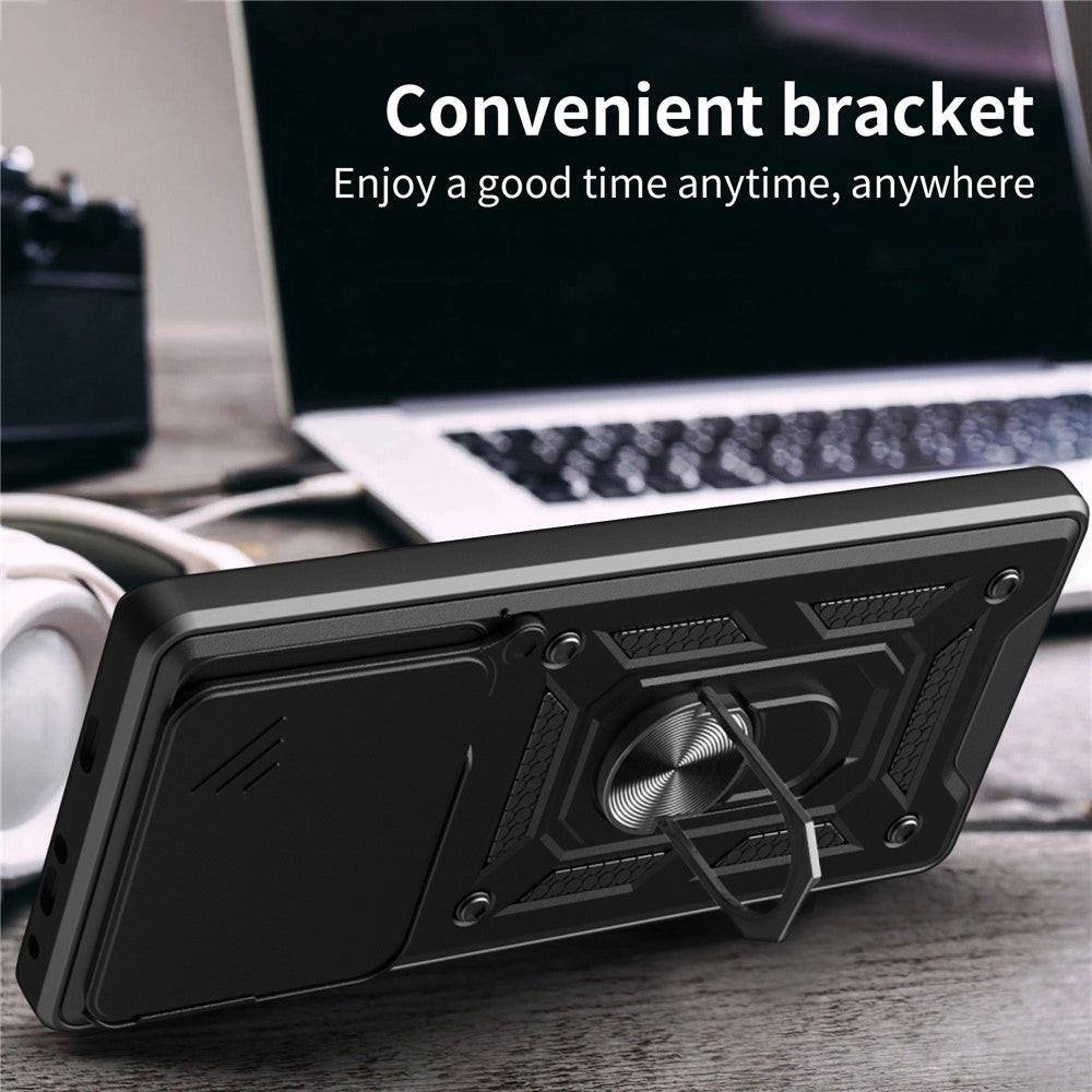 Case for Motorola Edge 70, Techsuit, CamShield, Rose Gold