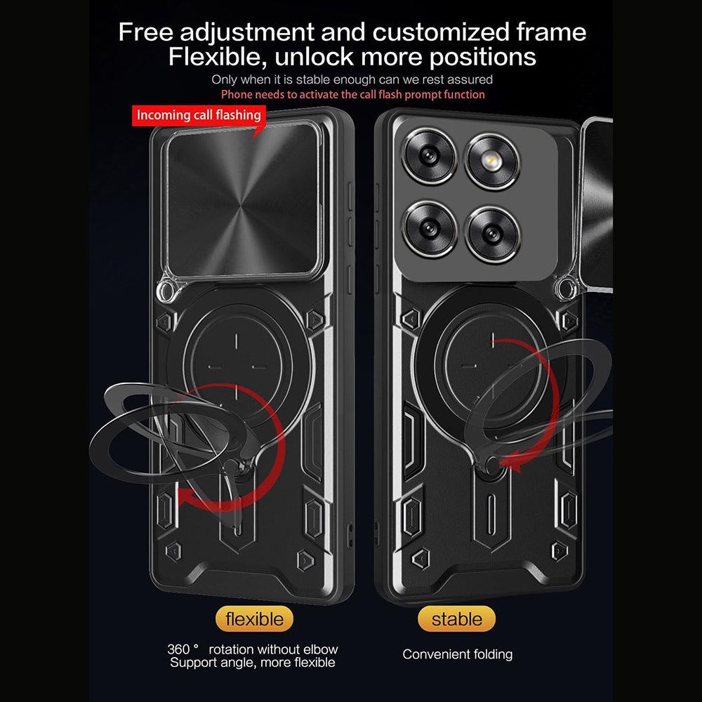 Case for Motorola Edge 70 Ultra / Signature, Techsuit, CamGuard Pro, Black