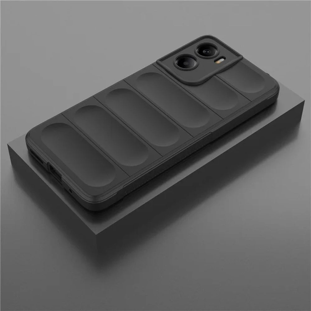 Case for Motorola Moto E15 / G05, Techsuit, Magic Shield, Black