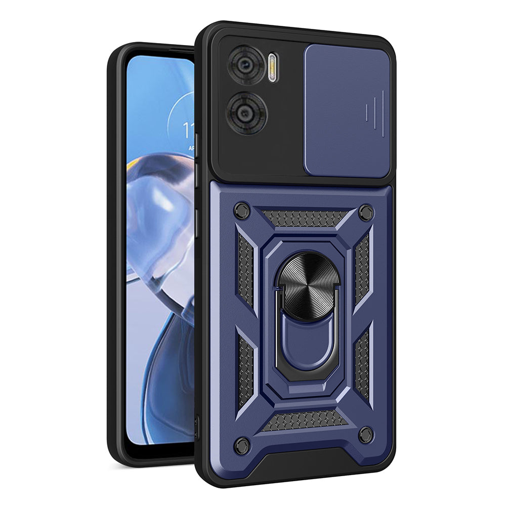 Case for Motorola Moto E22i / E22, Techsuit, CamShield, Blue