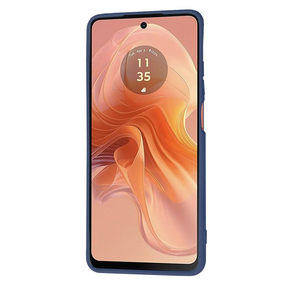 Case for Motorola Moto G04s / E14 / G04, Techsuit, SoftFlex, Navy Blue