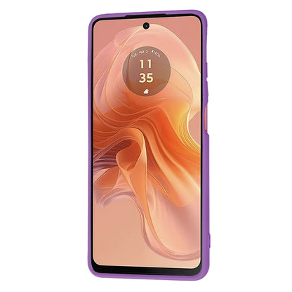 Case for Motorola Moto G04s / E14 / G04, Techsuit, SoftFlex, Purple