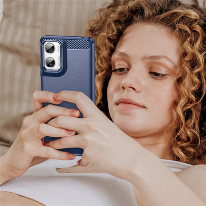 Case for Motorola Moto G06 Power / G06, Techsuit, Carbon, Blue