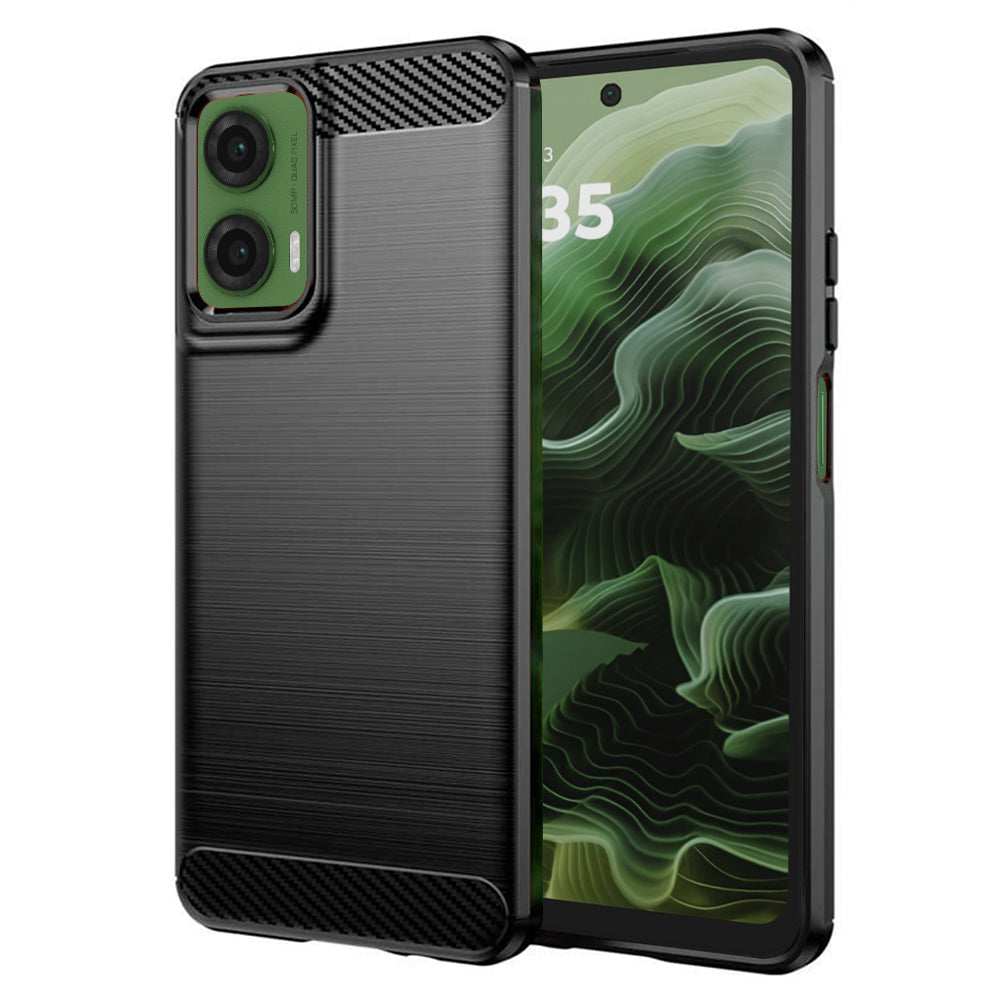 Case for Motorola Moto G35, Techsuit, Carbon, Black