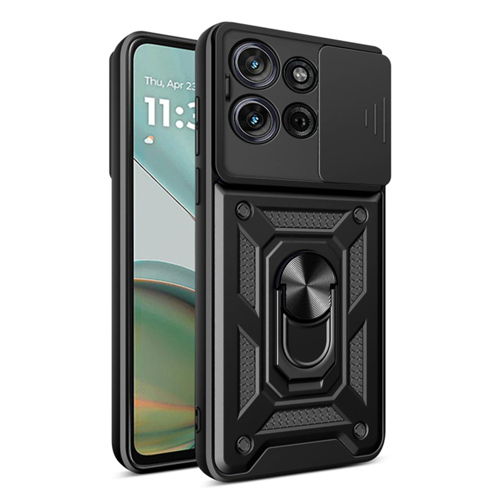 Case for Motorola Moto G75, Techsuit, CamShield, Black