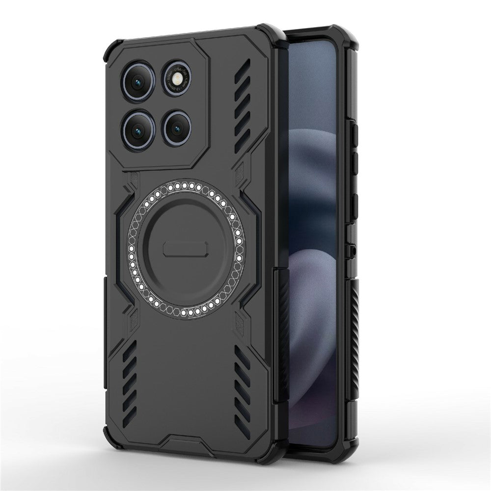 MagSafe Case for Motorola Moto G86 Power, Techsuit, ArmorMag, Black
