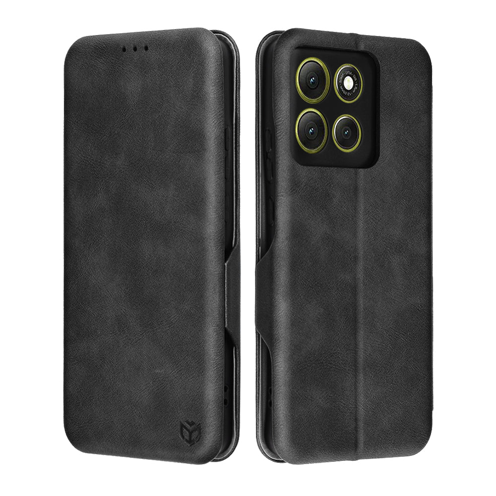 Case for Motorola Moto G86, Techsuit, Safe Wallet Plus, Black