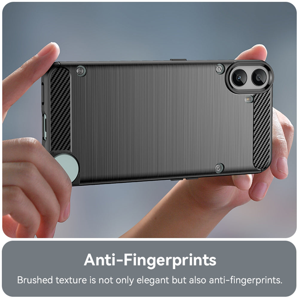 Case for Nothing CMF Phone 1, Techsuit, Carbon, Black