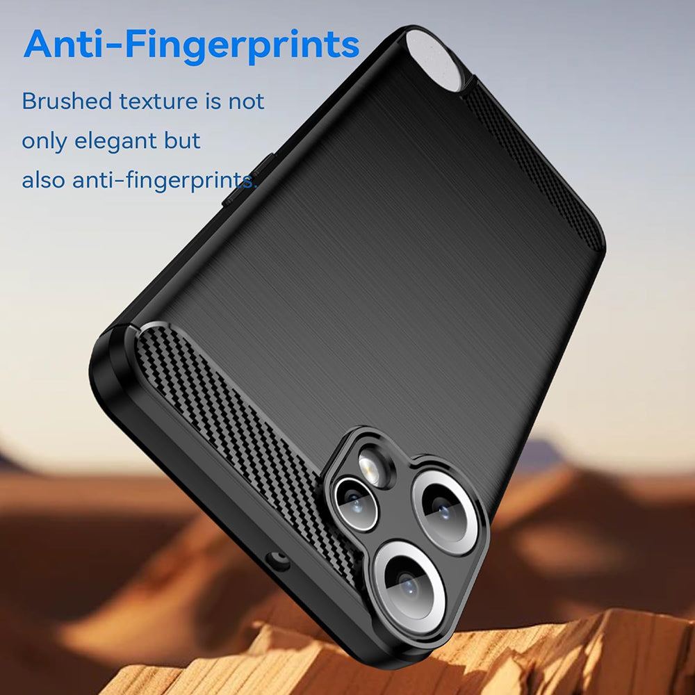 Case for Nothing CMF Phone 2 Pro, Techsuit, Carbon, Black