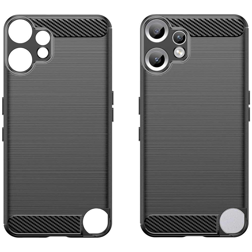 Case for Nothing CMF Phone 2 Pro, Techsuit, Carbon, Black