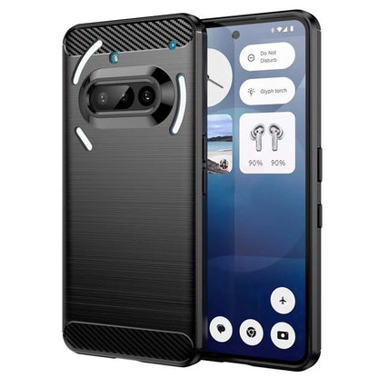 Case for Nothing Phone (3a), Techsuit, Carbon, Black