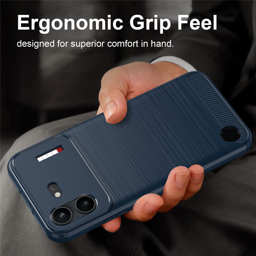 Case for Nothing Phone (4b), Techsuit, Carbon, Blue