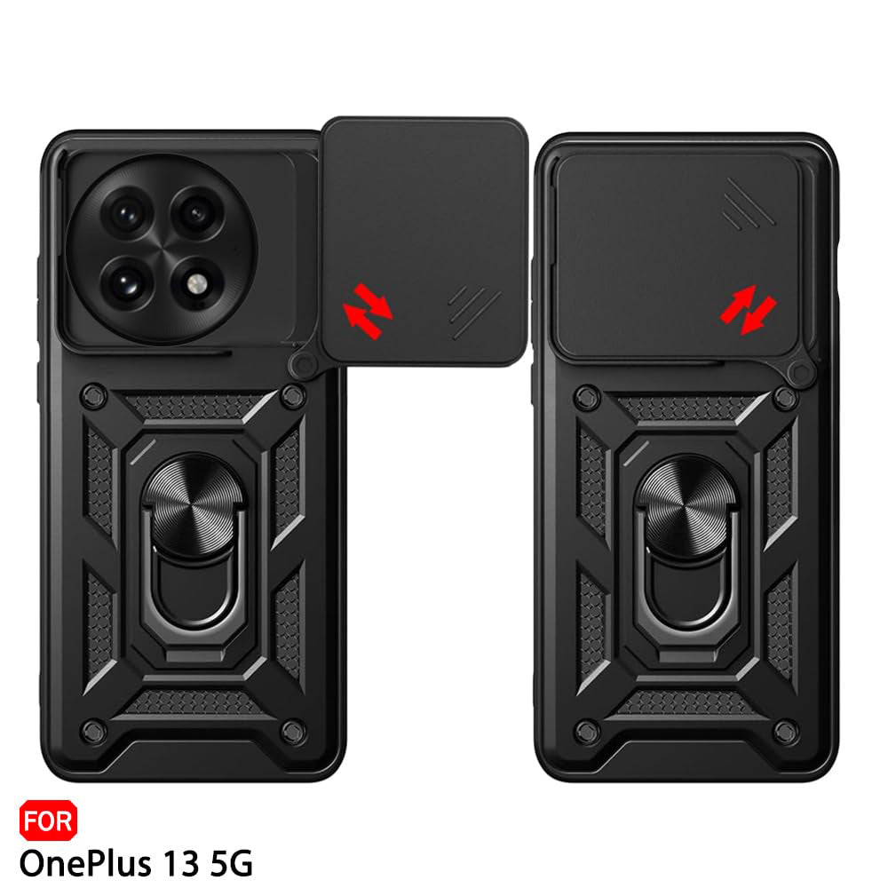 Case for OnePlus 13, Techsuit, CamShield, Black