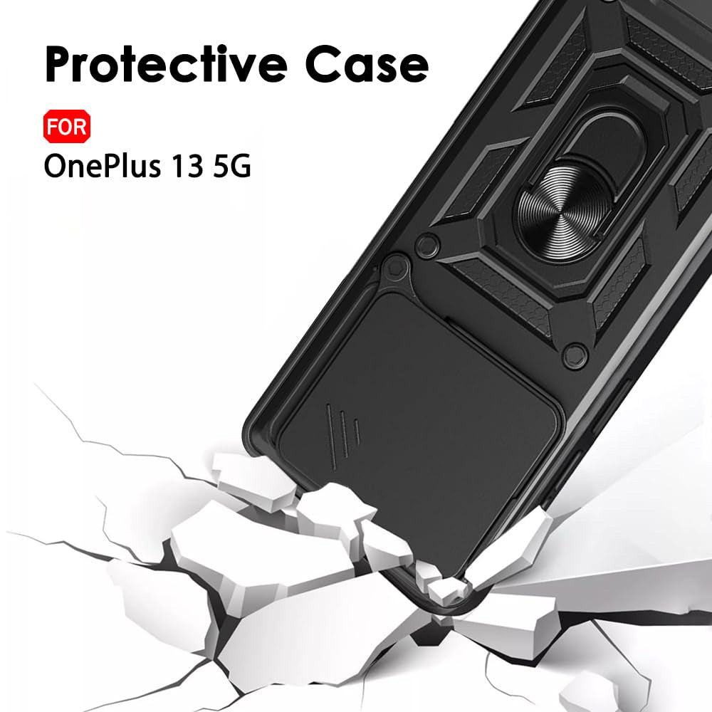 Case for OnePlus 13, Techsuit, CamShield, Black