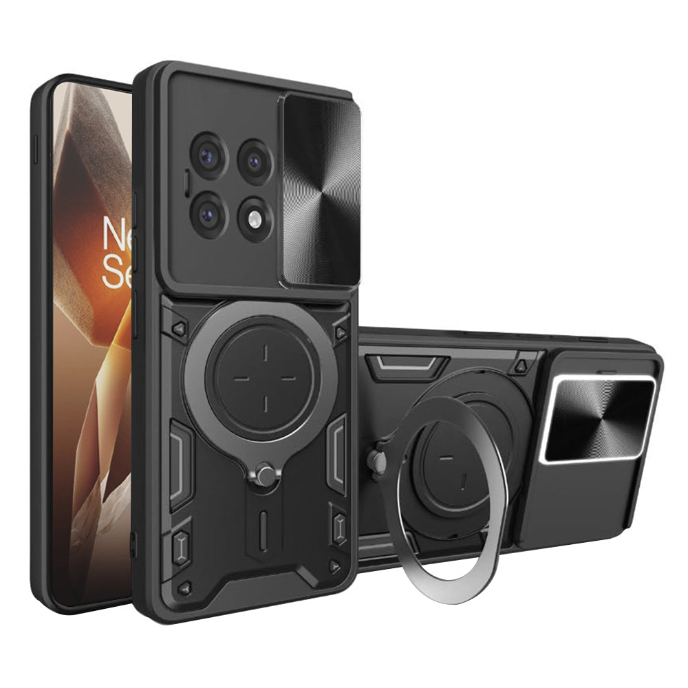 Case for OnePlus 13R, Techsuit, CamGuard Pro, Black