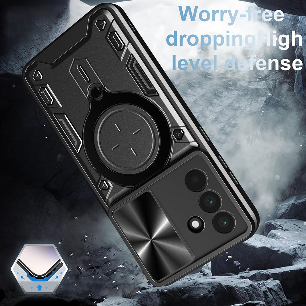 Case for OnePlus 13R, Techsuit, CamGuard Pro, Black