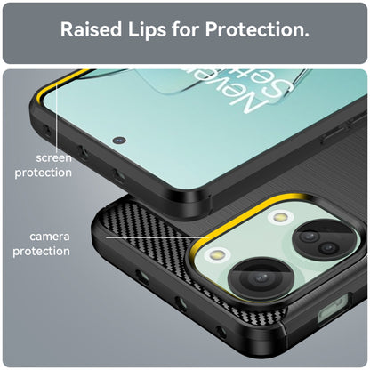 Case for OnePlus Nord 3, Techsuit, Carbon, Black