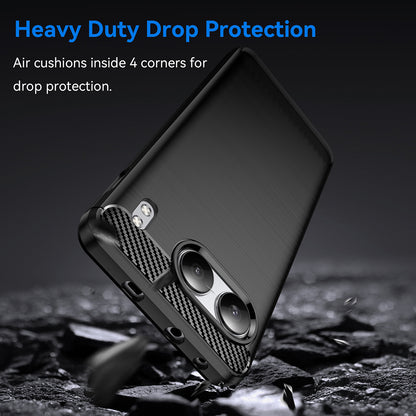 Case for OnePlus Nord 4, Techsuit, Carbon, Black