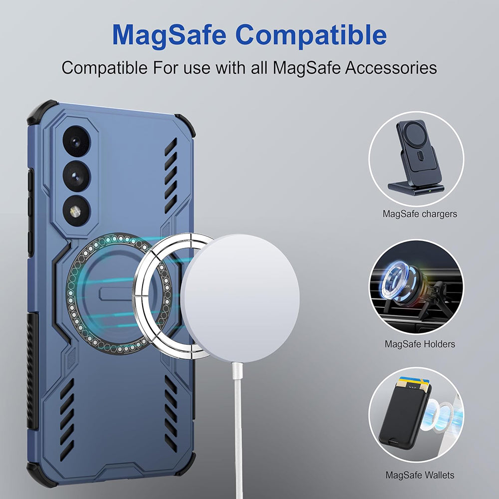 MagSafe Case for OnePlus Nord 5, Techsuit, ArmorMag, Black