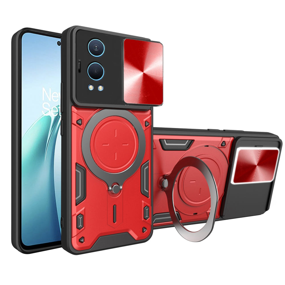 Case for OnePlus Nord CE4 Lite, Techsuit, CamGuard Pro, Red