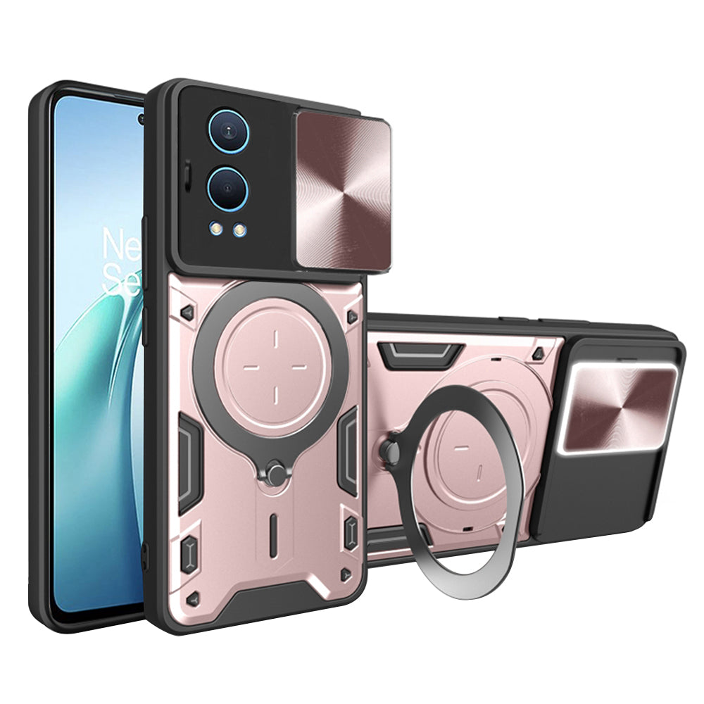 Case for OnePlus Nord CE4 Lite, Techsuit, CamGuard Pro, Rose Gold