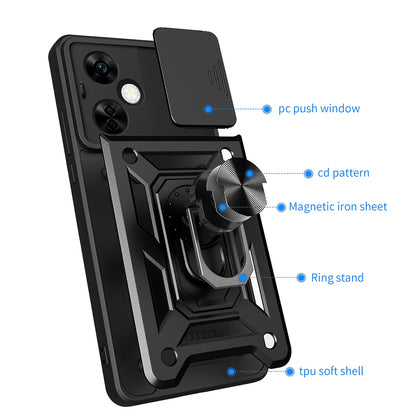 Case for OnePlus Nord CE4 Lite, Techsuit, CamShield, Green