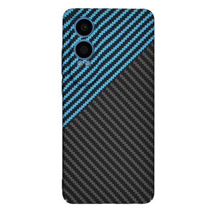 Case for OnePlus Nord CE4 Lite, Techsuit, Carbonite FiberShell, Black Blue