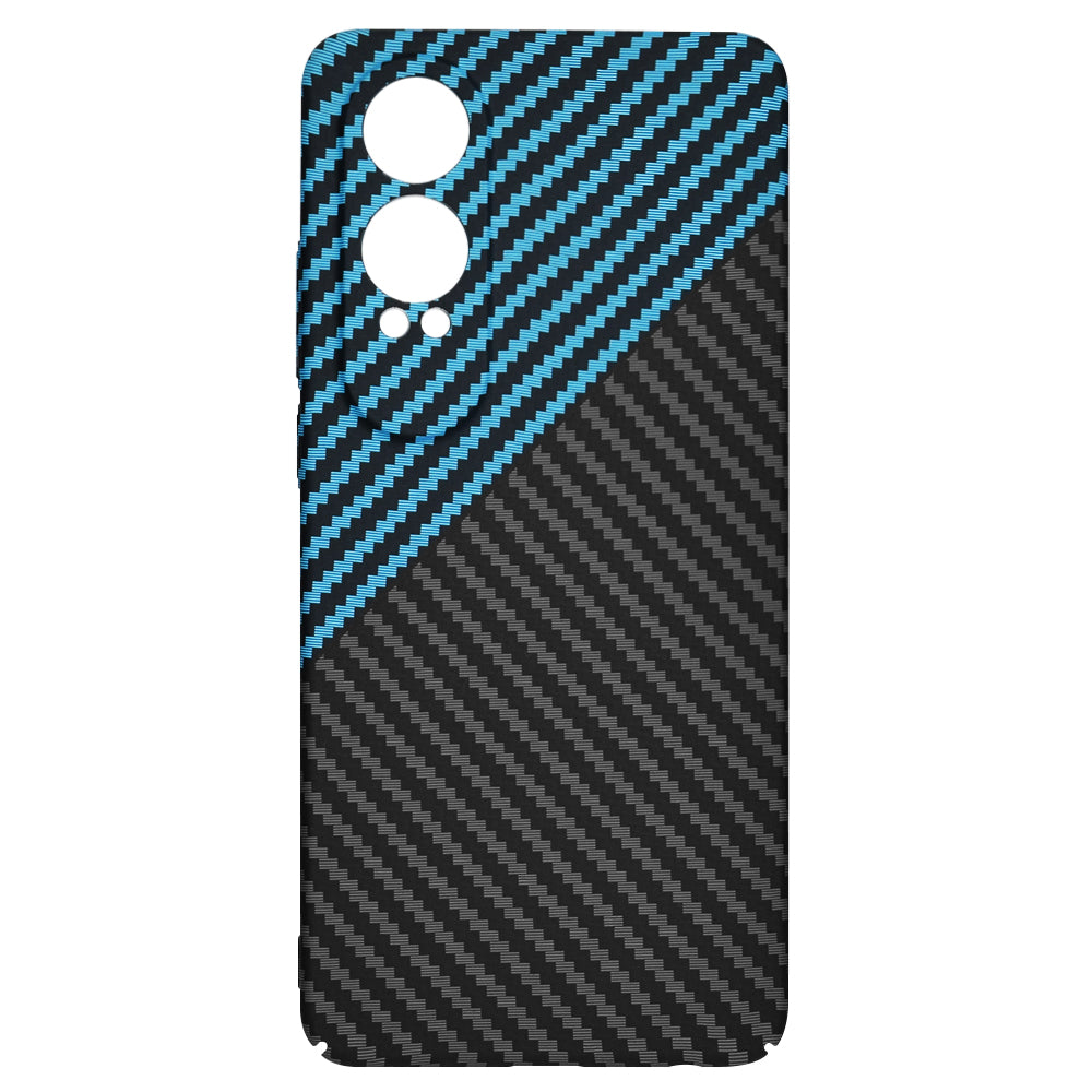 Case for OnePlus Nord CE4 Lite, Techsuit, Carbonite FiberShell, Black Blue