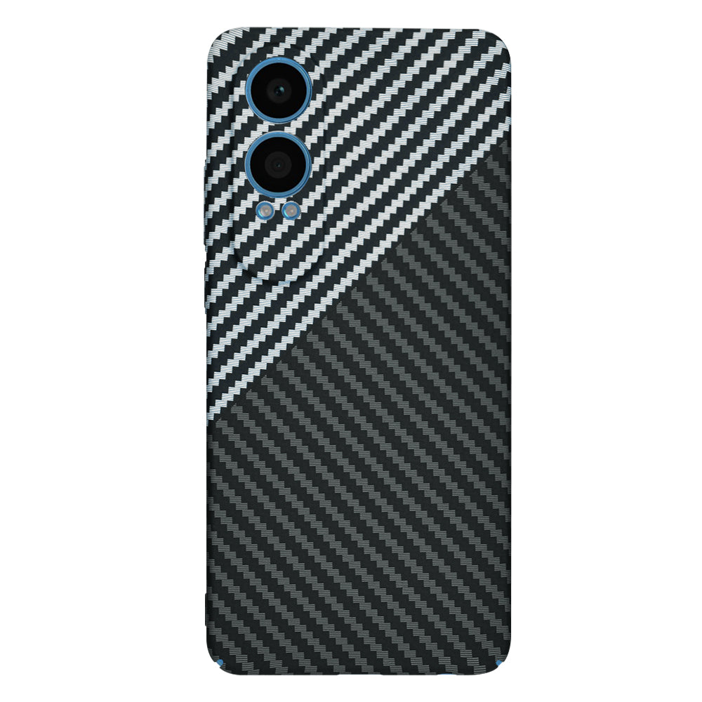 Case for OnePlus Nord CE4 Lite, Techsuit, Carbonite FiberShell, Black Gray