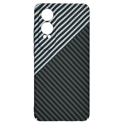 Case for OnePlus Nord CE4 Lite, Techsuit, Carbonite FiberShell, Black Gray