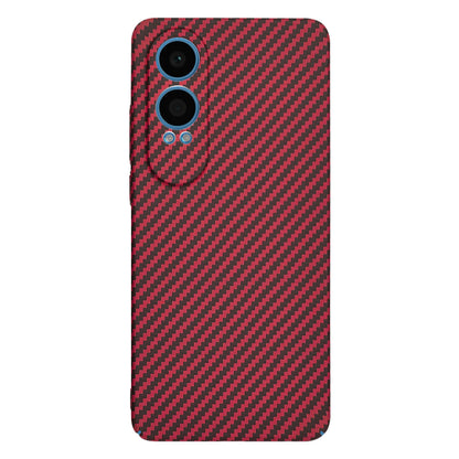 Case for OnePlus Nord CE4 Lite, Techsuit, Carbonite FiberShell, Red