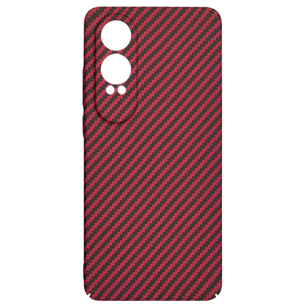 Case for OnePlus Nord CE4 Lite, Techsuit, Carbonite FiberShell, Red