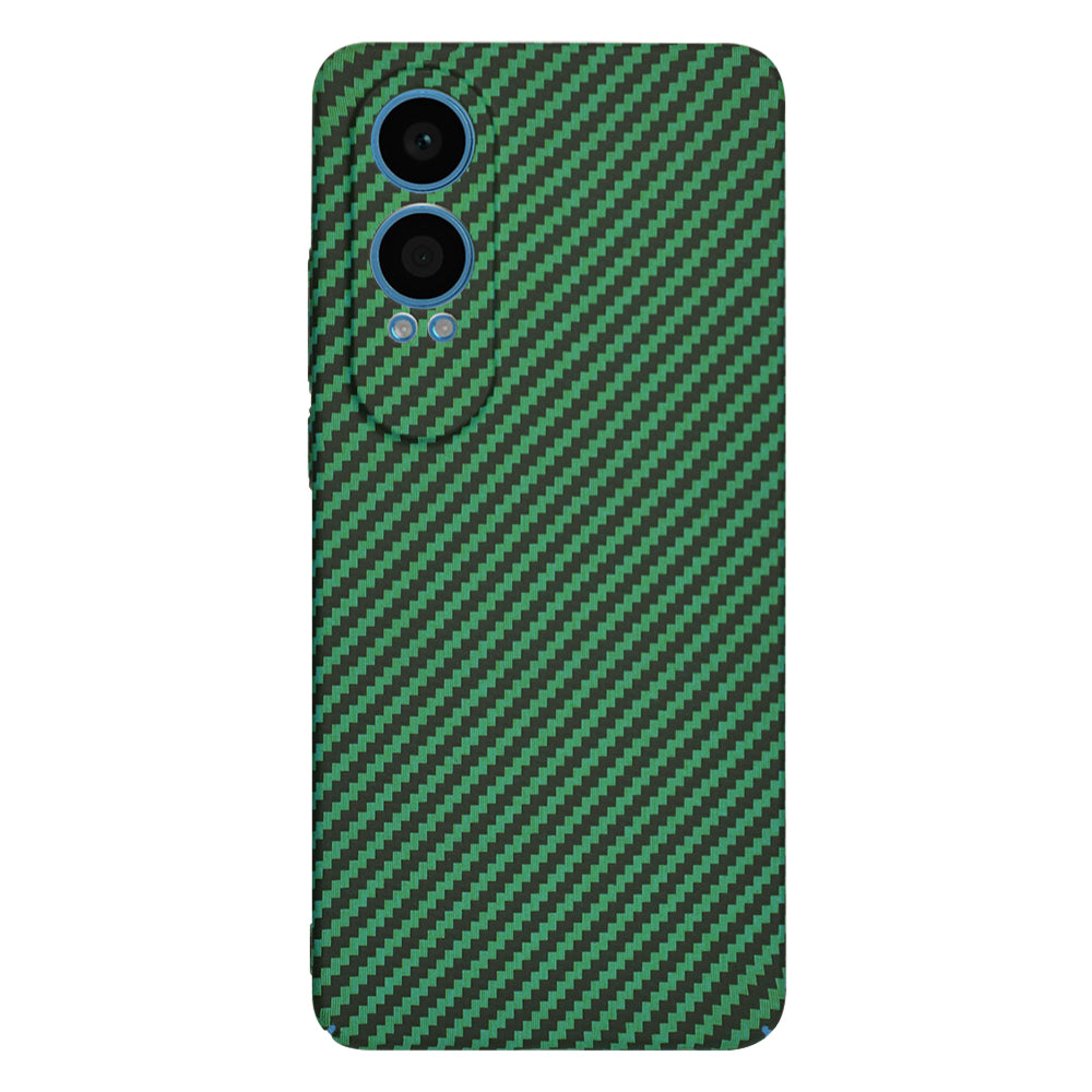 Case for OnePlus Nord CE4 Lite, Techsuit, Carbonite FiberShell, Green