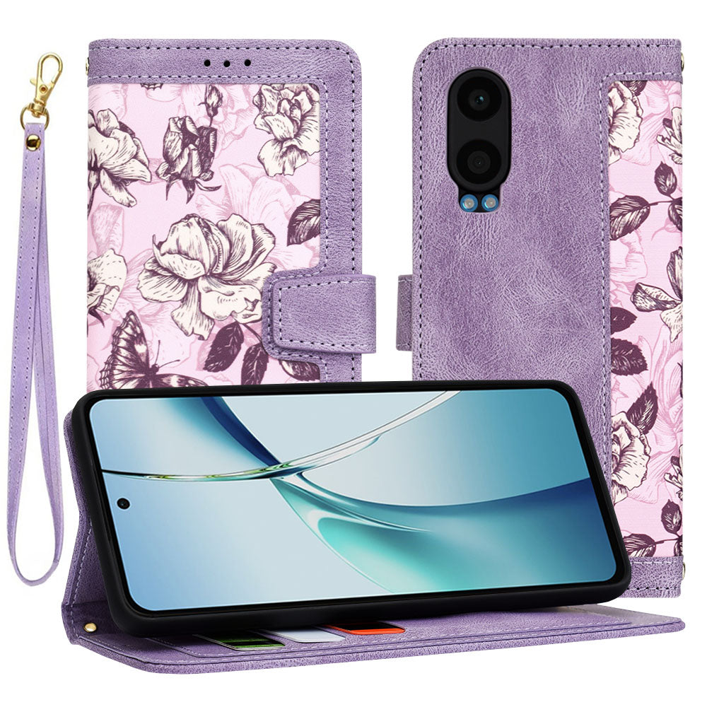 Case for OnePlus Nord CE4 Lite, Techsuit, FlipCraft, Purple