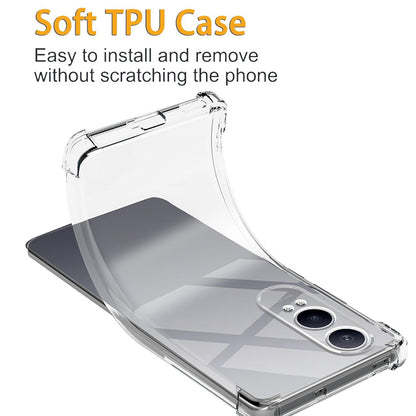 Case for OnePlus Nord CE4 Lite, Techsuit, Shockproof Clear, Transparent