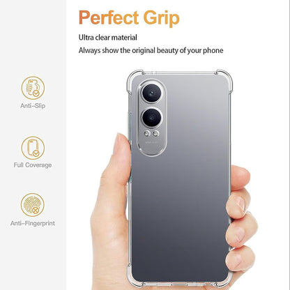 Case for OnePlus Nord CE4 Lite, Techsuit, Shockproof Clear, Transparent