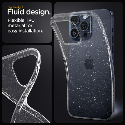 Case for OnePlus Nord CE4 Lite, Techsuit, SparkleSkin, Transparent
