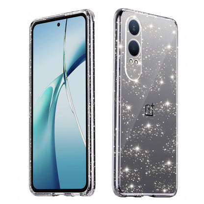 Case for OnePlus Nord CE4 Lite, Techsuit, SparkleSkin, Transparent
