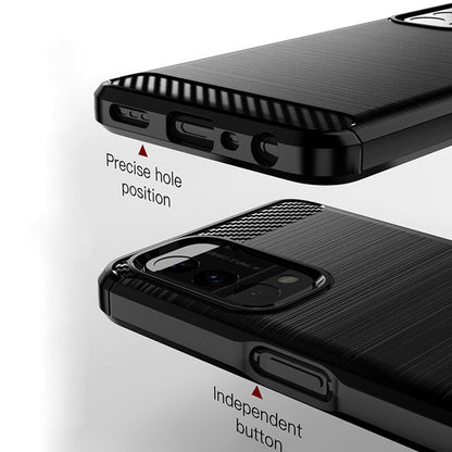 Case for OnePlus Nord N200 5G / Oppo A74 5G / A54 5G, Techsuit, Carbon, Black