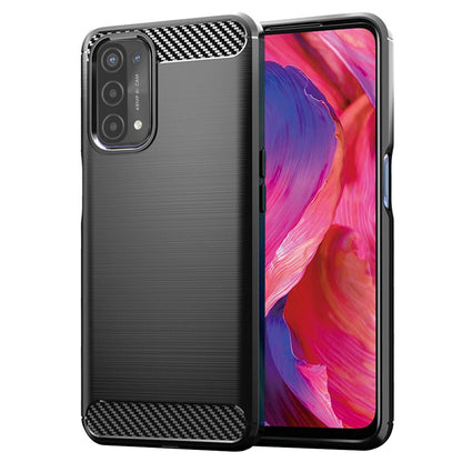 Case for OnePlus Nord N200 5G / Oppo A74 5G / A54 5G, Techsuit, Carbon, Black