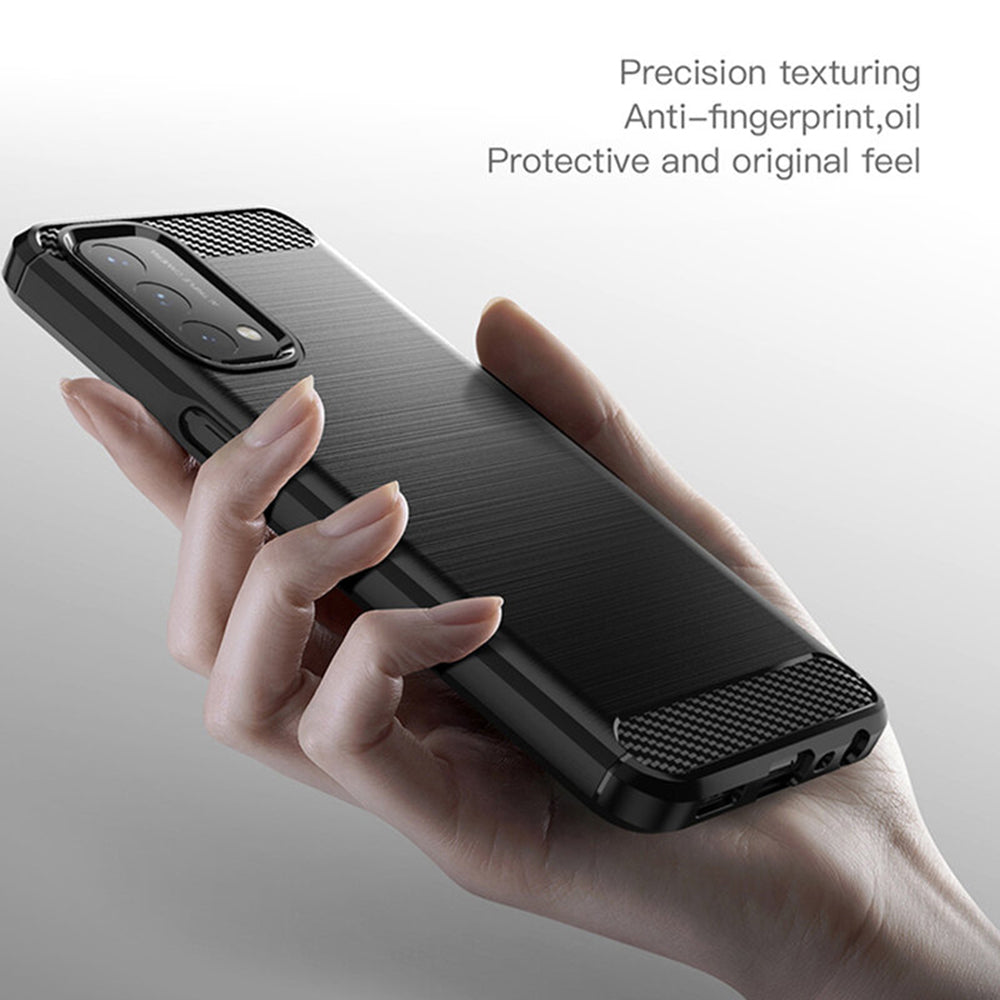 Case for OnePlus Nord N200 5G / Oppo A74 5G / A54 5G, Techsuit, Carbon, Black