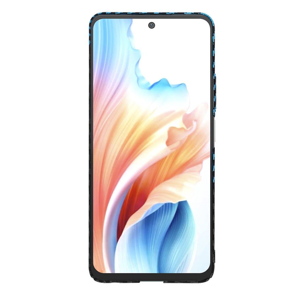 Case for OnePlus Nord N30 SE / Oppo A79, Techsuit, Carbonite FiberShell, Black Blue