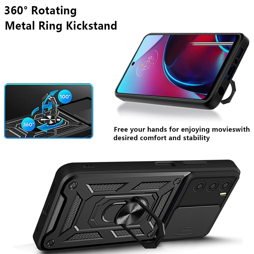 Case for Oppo A16s / A54s / A16, Techsuit, CamShield, Black