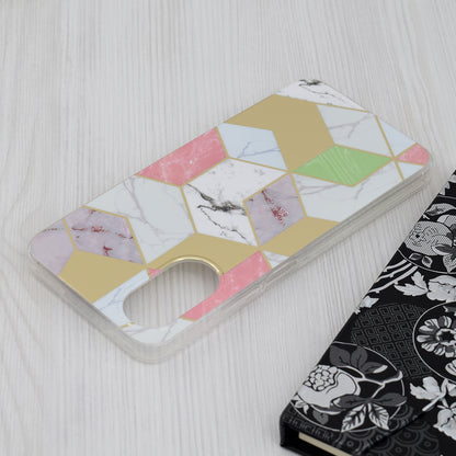 Case for Oppo A17, Techsuit, Marble, Purple