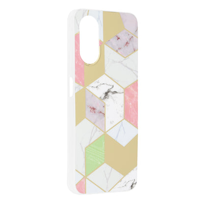Case for Oppo A17, Techsuit, Marble, Purple