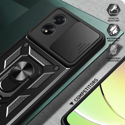 Case for Oppo A18 / A38, Techsuit, CamShield, Black