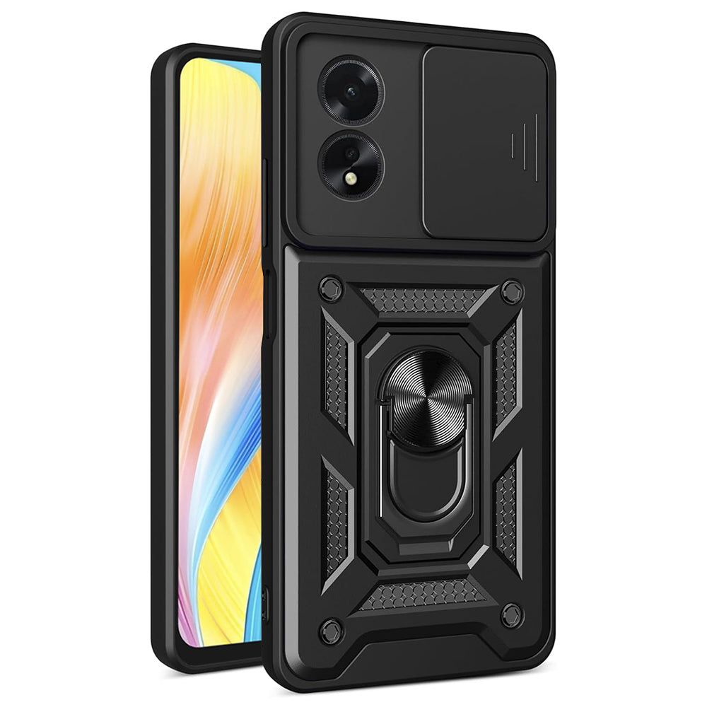 Case for Oppo A18 / A38, Techsuit, CamShield, Black
