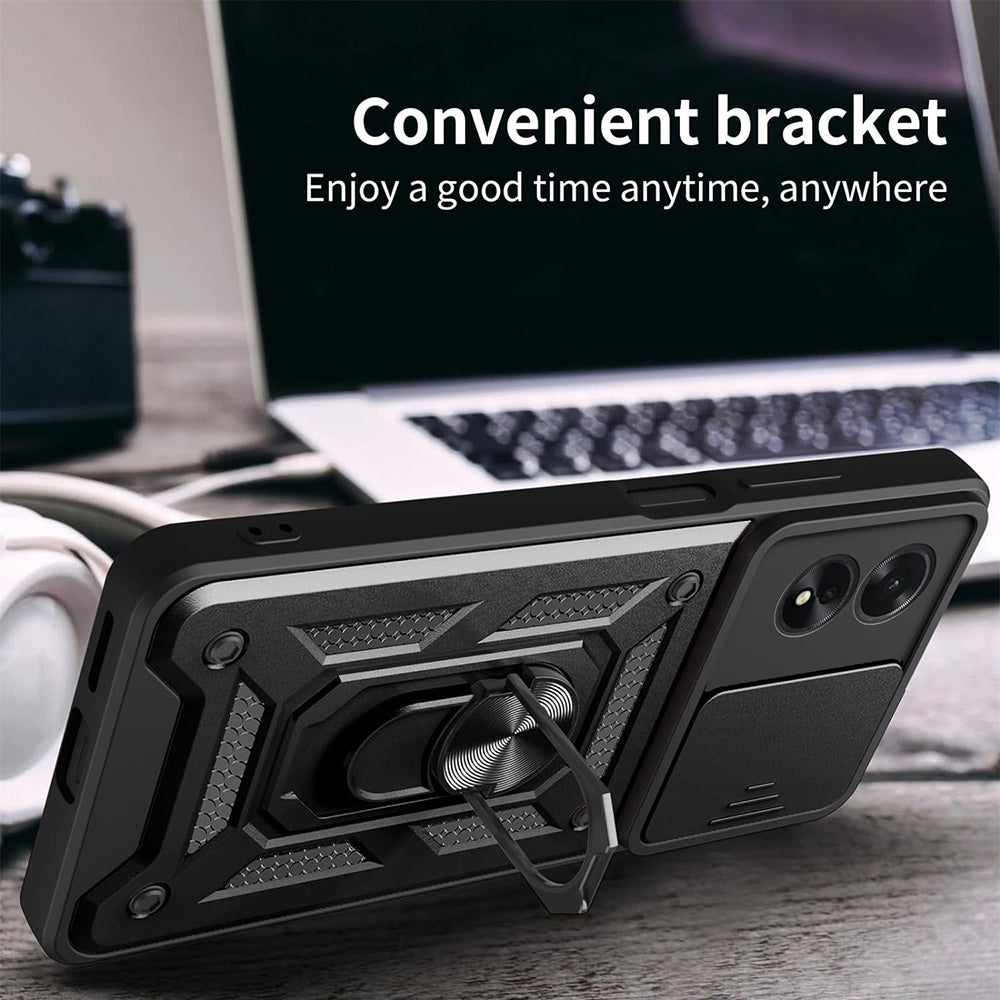 Case for Oppo A18 / A38, Techsuit, CamShield, Black