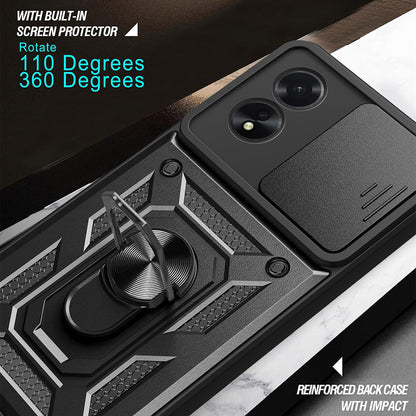 Case for Oppo A18 / A38, Techsuit, CamShield, Black