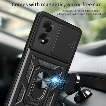 Case for Oppo A18 / A38, Techsuit, CamShield, Black